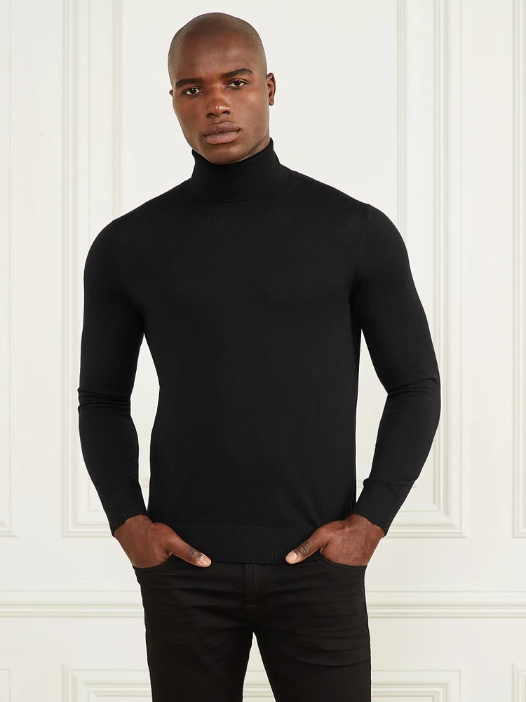 Merino Wool Turtleneck Sweater