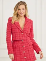 Laurel Crop Tweed Blazer