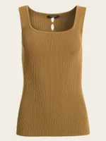 Aretha Ribbed Sleeveless Top