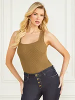 Aretha Ribbed Sleeveless Top