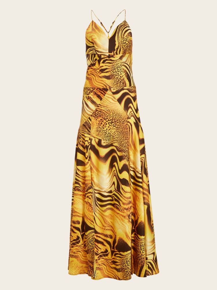 Golden Sunset Maxi Dress