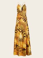 Golden Sunset Maxi Dress