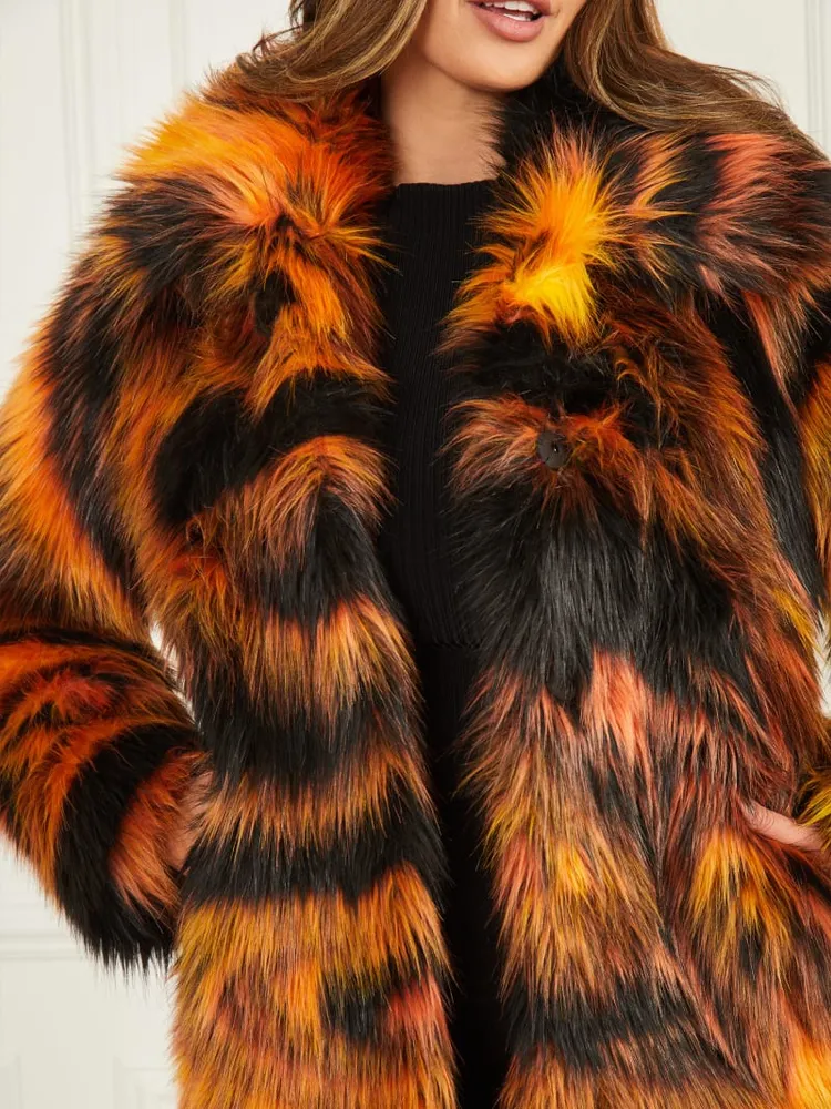 Honey Faux-Fur Vest