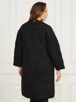 Braid Wool-Blend Coat