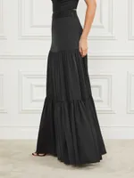 Susanne Satin Maxi Skirt