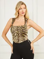 Spellbound Printed Bustier Top