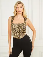 Spellbound Printed Bustier Top