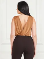 Copper V-Neck Bodysuit