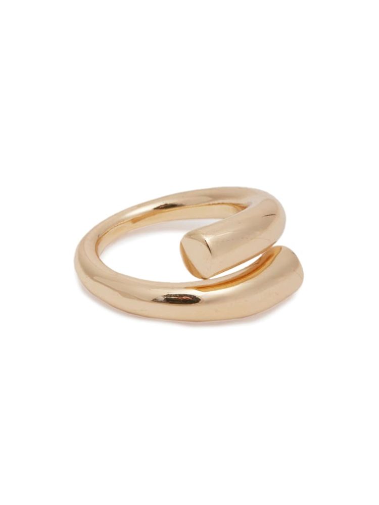 Gold-Tone Chunky Ring Set