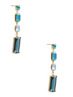 Jewel Linear Drop Earring