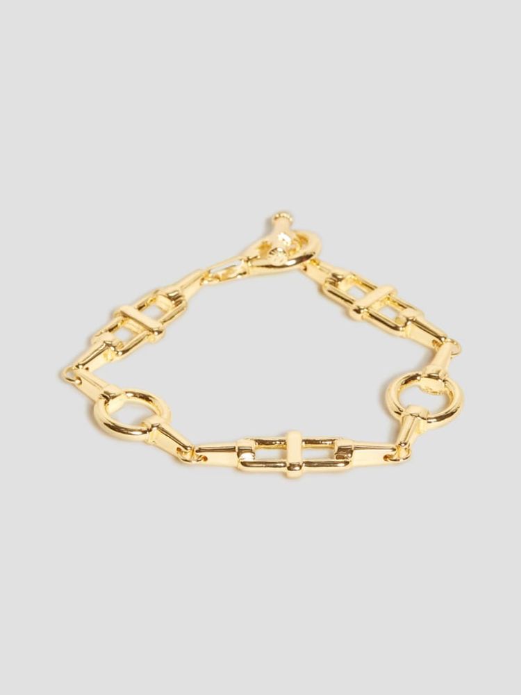 Gold-Tone Toggle Bracelet