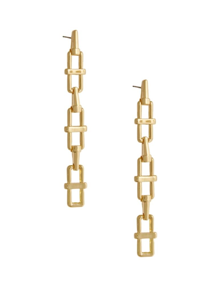 Linear Chain Earrings