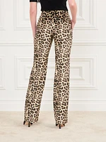 Pamela Printed Velvet Pant