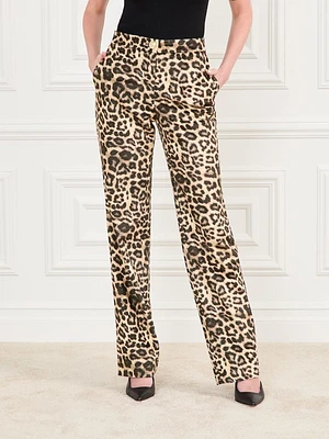 Pamela Printed Velvet Pant