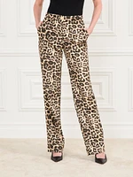 Pamela Printed Velvet Pant