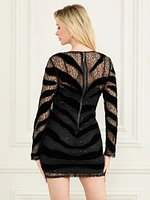 Sonata Sequin Lace Dress