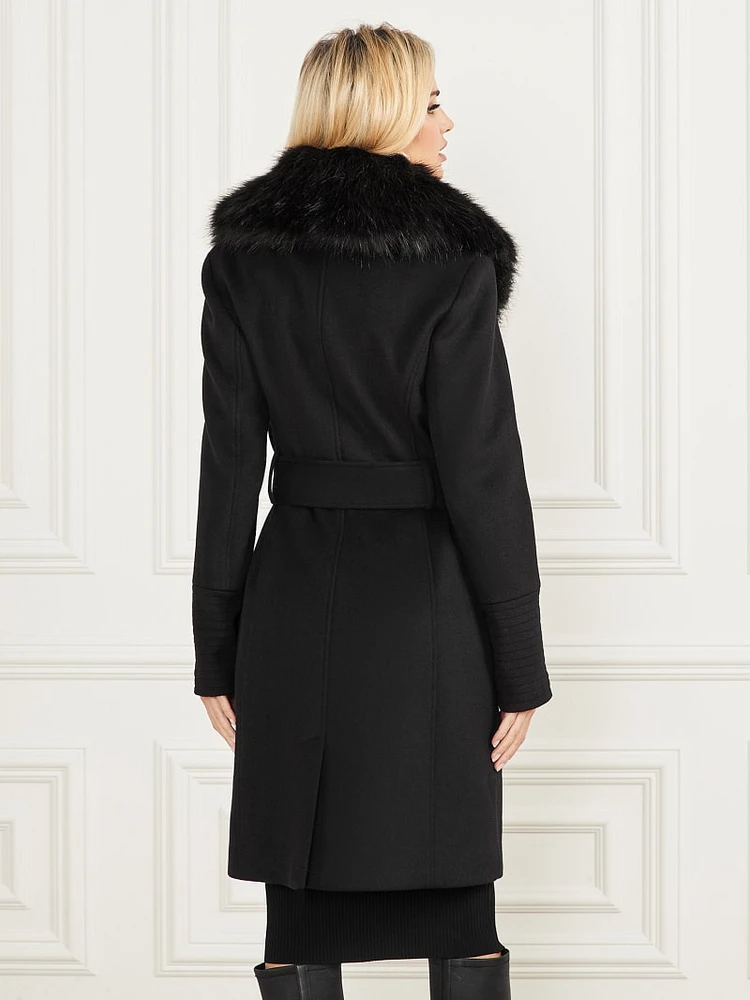 Loreta Wool-Blend Coat