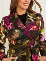 Jennifer Printed Trench Coat