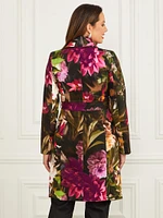 Jennifer Printed Trench Coat