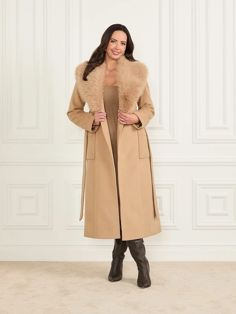 Charlize Wool-Blend Coat