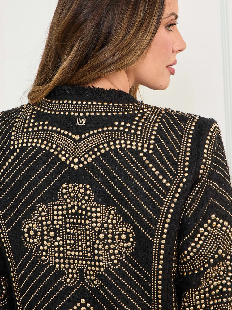 Helene Studded Embroidery Jacket