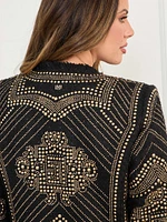 Helene Studded Embroidery Jacket