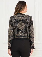 Helene Studded Embroidery Jacket