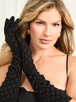 Monogram Long Gloves