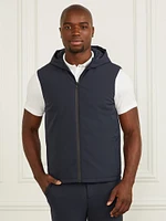 Blazer with Detachable Hooded Vest