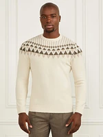 Crewneck Jacquard Sweater