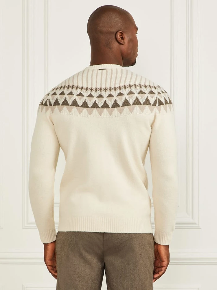 Crewneck Jacquard Sweater