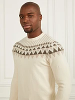 Crewneck Jacquard Sweater