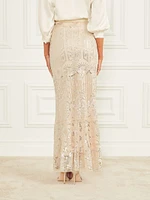 Crystals Embroidered Skirt