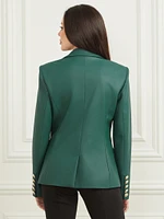 Pamela Faux-Leather Blazer