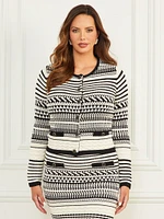 Arianna Stitched Cardigan Sweater