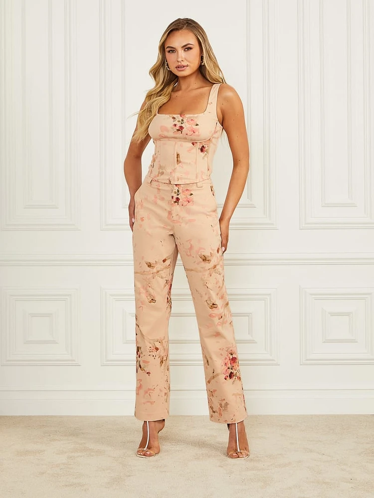 Glam de Fleur Printed Pant