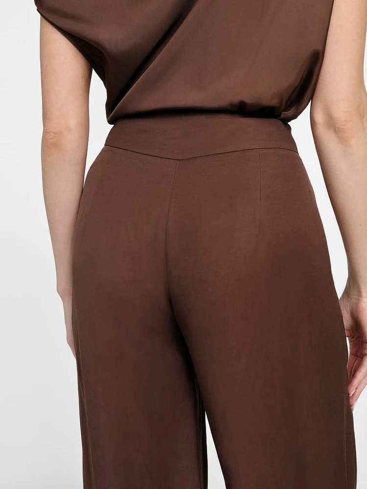 Eco Greta Linen-Blend Pant