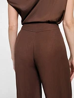 Eco Greta Linen-Blend Pant