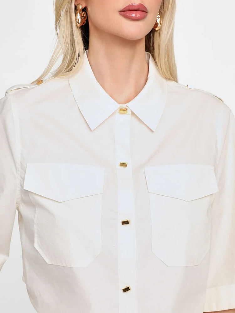 Pat Crop Shirt