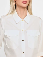 Pat Crop Shirt