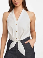 Pat Tie-Front Top
