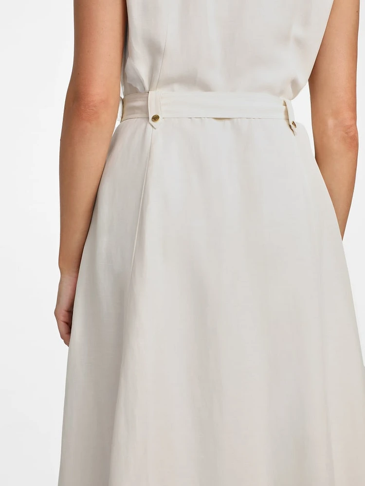 Eco Greta Linen-Blend Maxi Dress