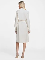 Eco Greta Linen-Blend Safari Dress