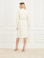 Eco Greta Linen-Blend Safari Dress