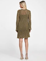 Lucky Crochet Flared Dress