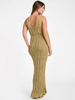 Lucky Lurex Net Maxi Dress