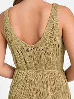 Lucky Lurex Net Maxi Dress