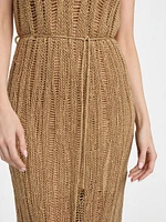 Lucky Lurex Net Maxi Dress