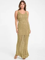 Lucky Lurex Net Maxi Dress