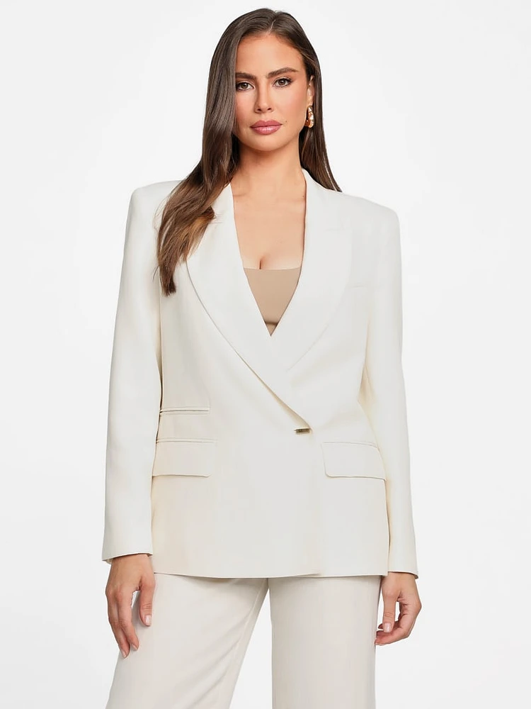 Eco Greta Linen-Blend Blazer